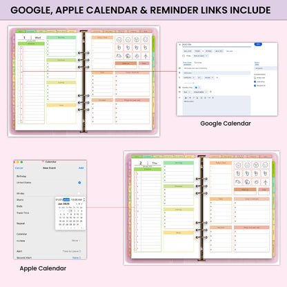 All-in-One Digital Planner 2025, 2026, 2027