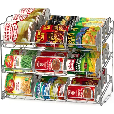Deco Brothers Stackable Can Rack Organizer for Kitchen and Pantry