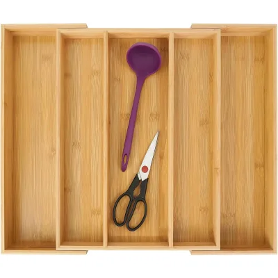 Utoplike Bamboo Drawer Organizer