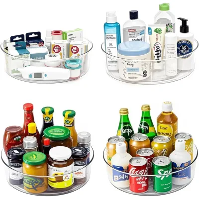 Pack Lazy Susan Turntable Organizer Organization