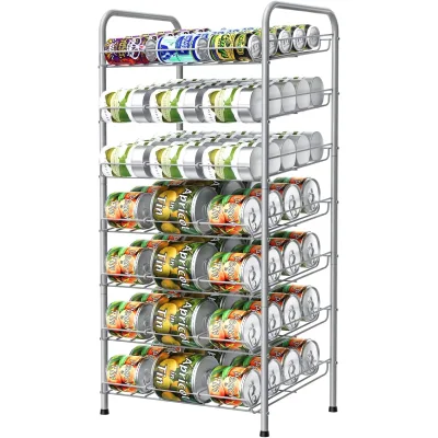 Vrisa Can Organizer for Pantry 7-tier Can Organizer Can Good Organizer for Pantry Shelf