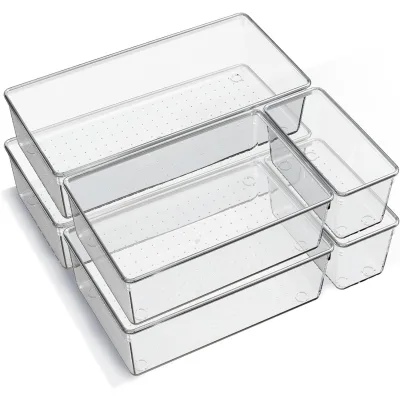 Criusia Plastic Drawer Organizer