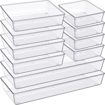Criusia Plastic Drawer Organizer