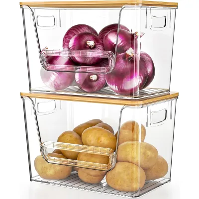 Delamu Bamboo Bag Dispenser