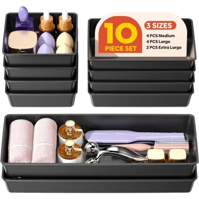 MLIKLU Plastic Drawer Organizer