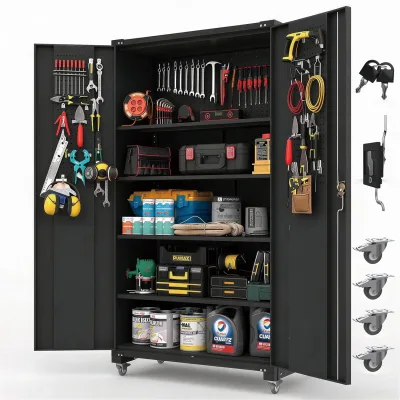 POTHOI Pegboard Steel Tool Rack